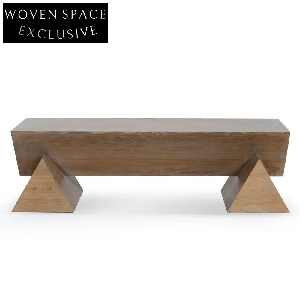 1.52m Elm Coffee Table - Natural Coffee Tables