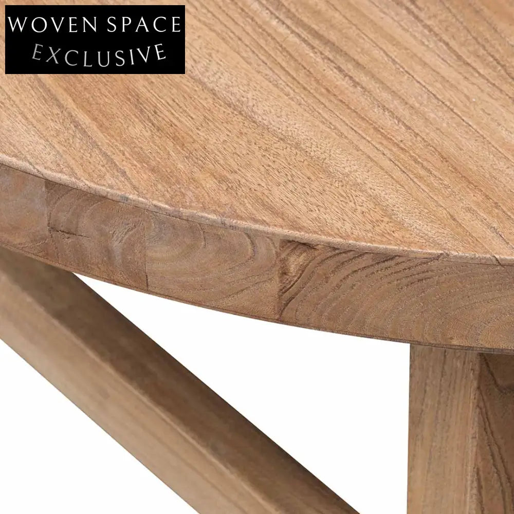 100cm Elm Coffee Table - Natural Coffee Tables