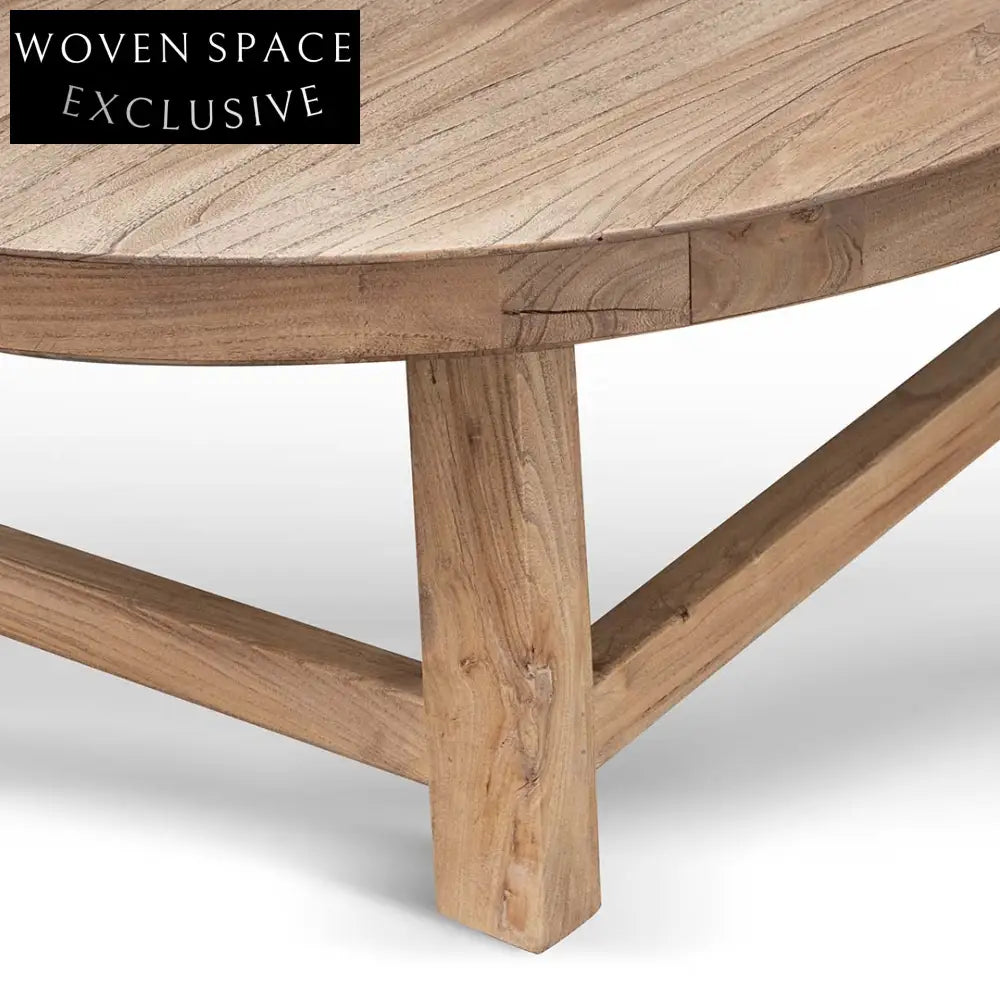 100cm Elm Coffee Table - Natural Coffee Tables