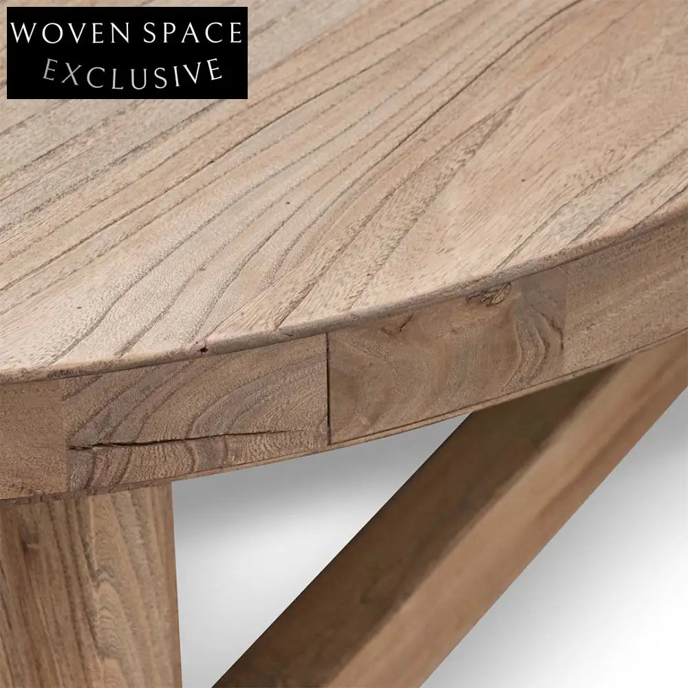 100cm Elm Coffee Table - Natural Coffee Tables