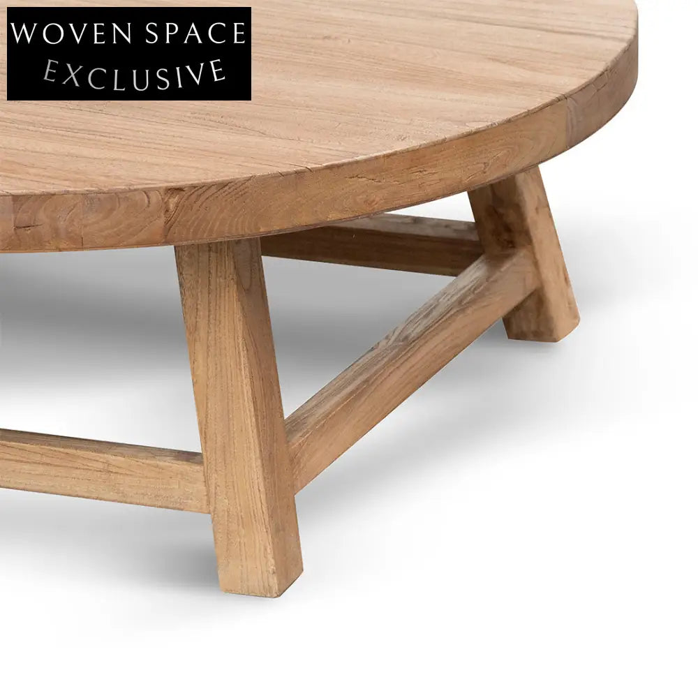 100cm Elm Coffee Table - Natural Coffee Tables