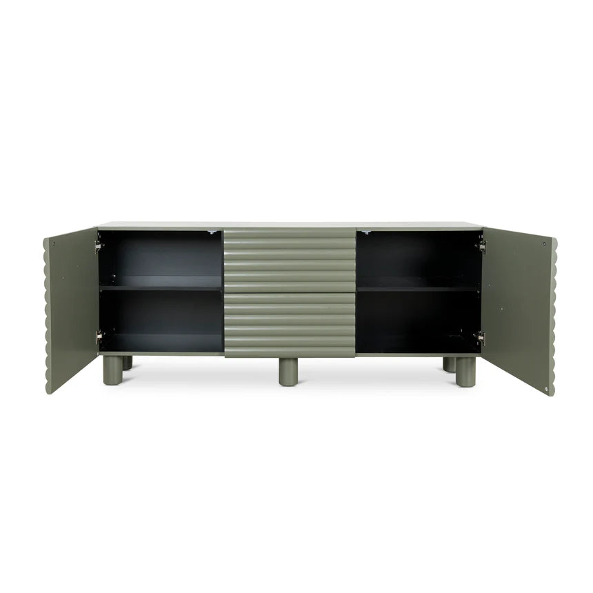 Samantha 1.8m Buffet Unit - Green