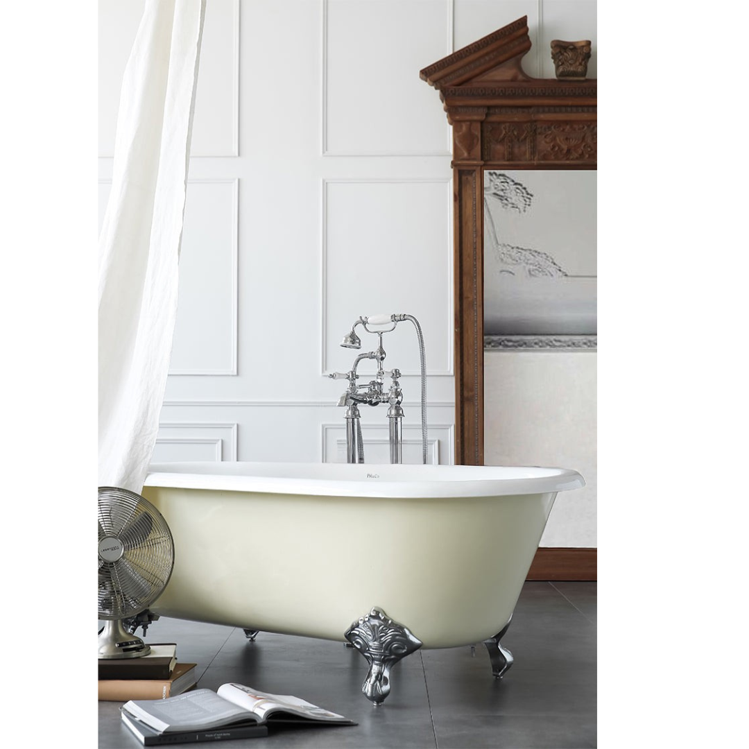 Chaise Longue Cast Iron Bathtub – Custom Color Options