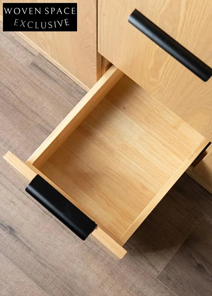 152 cm Modern Double-Sink Bathroom Vanity, Floor Mounted Wood Cabinet