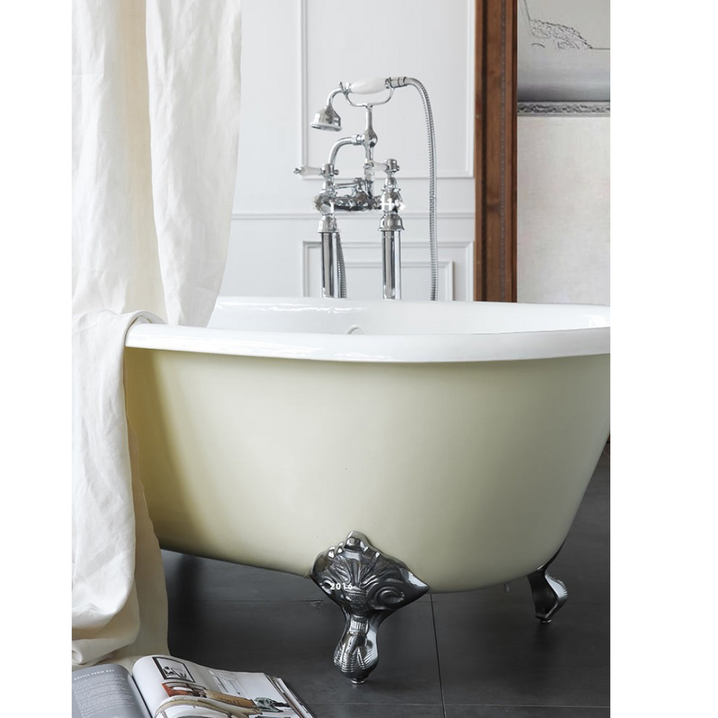 Chaise Longue Cast Iron Bathtub – Custom Color Options