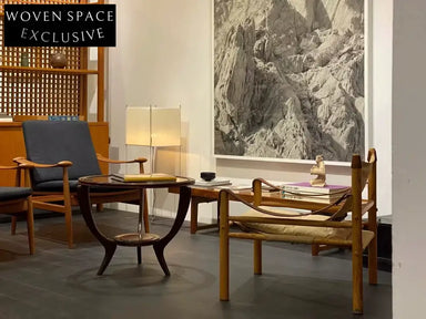 Authentic 1950s Italian Mid-Century Teak Wood Round Coffee Table