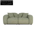 2 Seater Sofa - Coral Light Green Stool