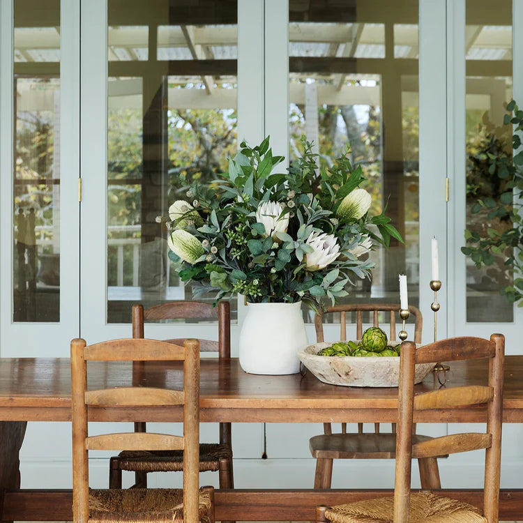 Faux Australis Protea Eucalyptus Mix - Maliah Pot | 79cm