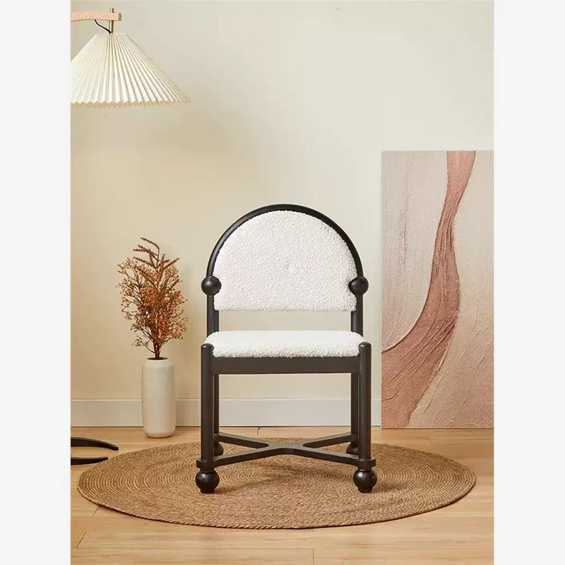 simple retro back chair