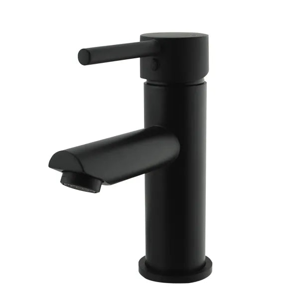 Pentro Matte Black Round Basin Mixer Tap