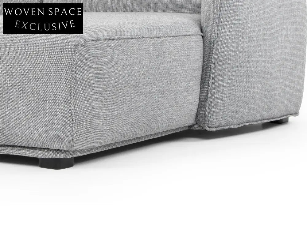 3 Seater Right Chaise Sofa - Graphite Grey Sofas