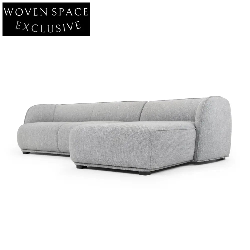 3 Seater Right Chaise Sofa - Graphite Grey Sofas