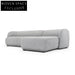 3 Seater Right Chaise Sofa - Graphite Grey Sofas