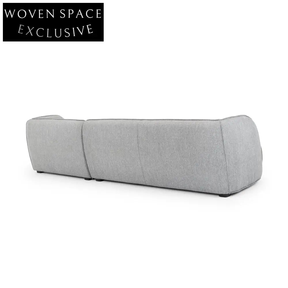 3 Seater Right Chaise Sofa - Graphite Grey Sofas