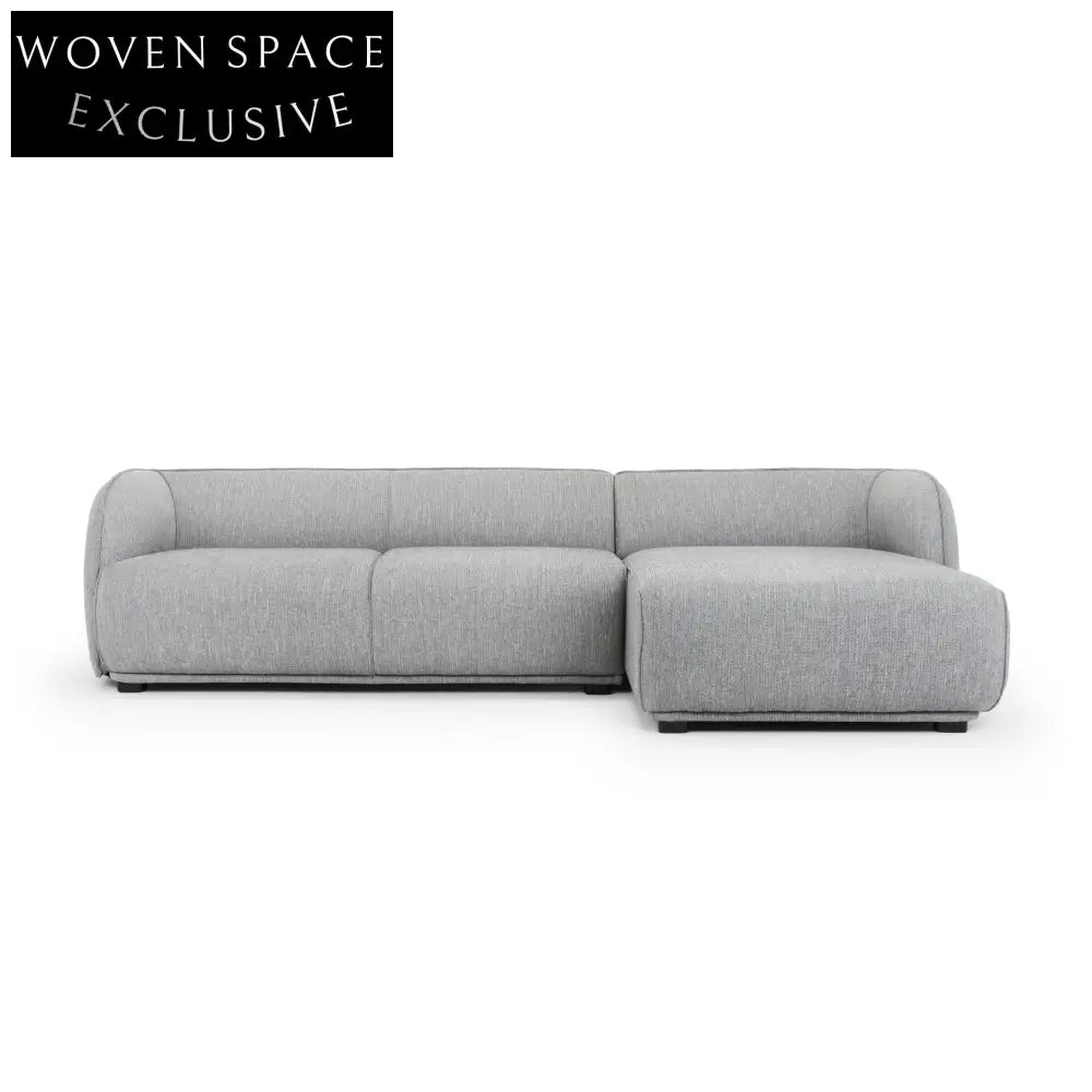 3 Seater Right Chaise Sofa - Graphite Grey Sofas