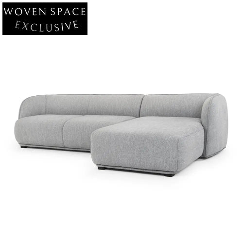 CLC2871-FA 3 Seater Right Chaise Sofa - Graphite Grey