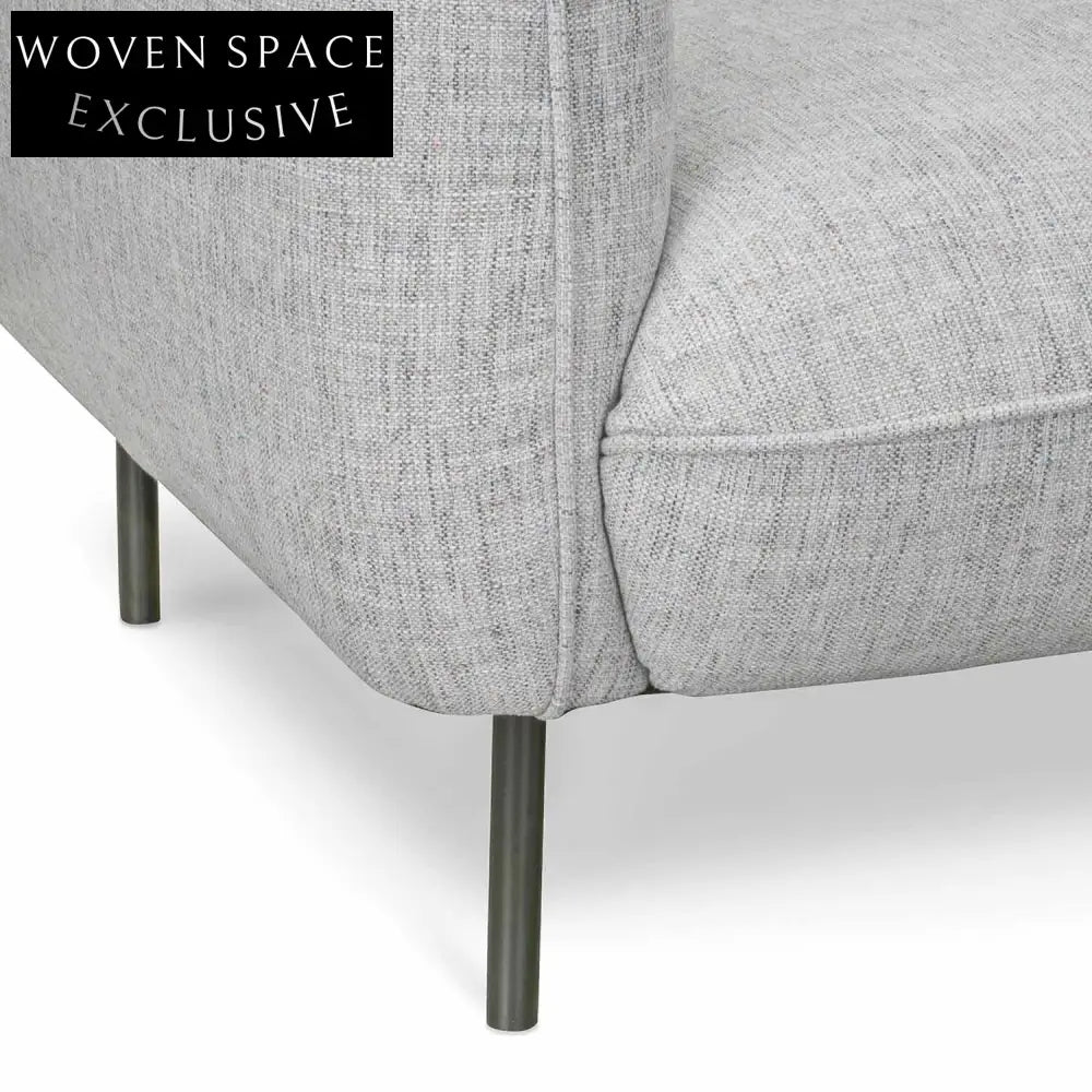 3 Seater Sofa - Light spec grey Sofas