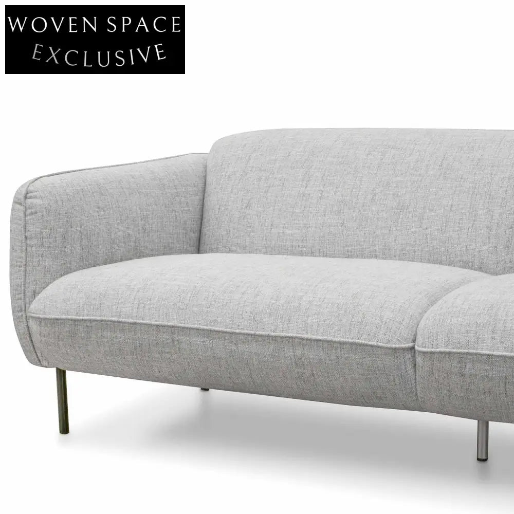 3 Seater Sofa - Light spec grey Sofas