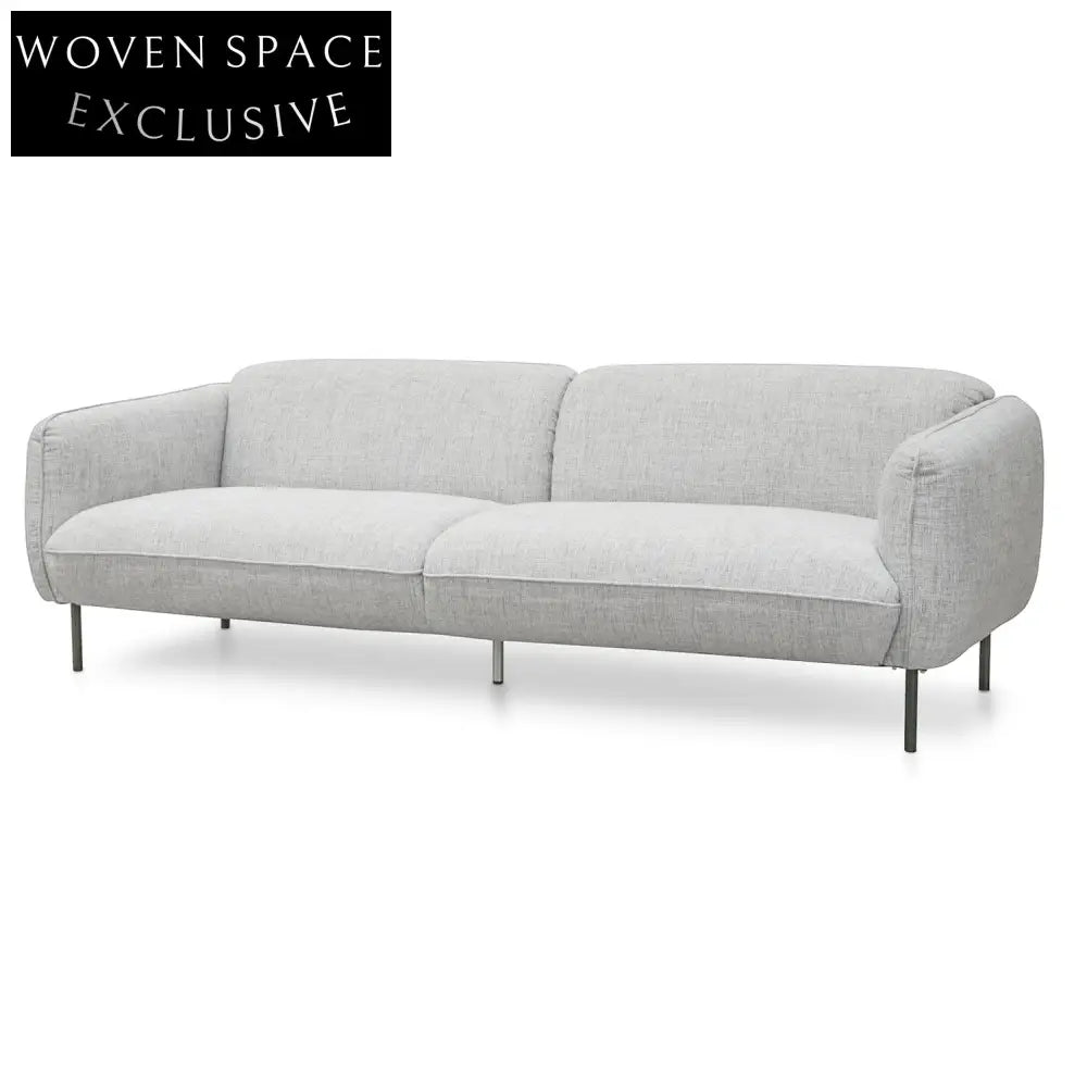 CLC920-IG - 3 Seater Sofa - Light spec grey fabric