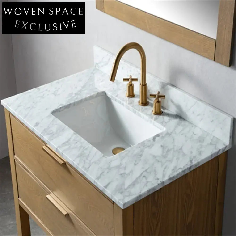 30-inch Modern Bathroom Vanity with Soft-Close Drawers and Premium Finish