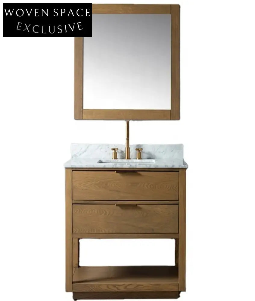 30-inch Modern Bathroom Vanity with Soft-Close Drawers and Premium Finish