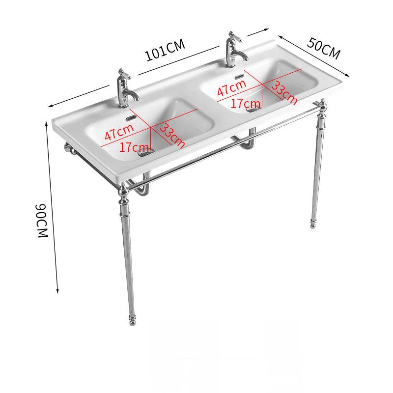 Ferrara Faenza Gold Finish Freestanding basin