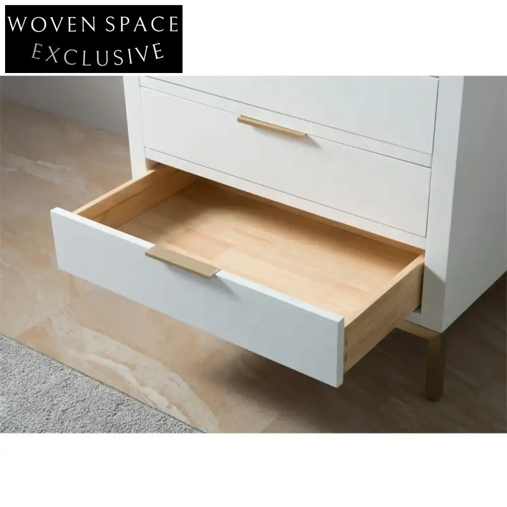 36 Inch Floating Marble Top Plywood Bathroom Vanity Unit With Sink