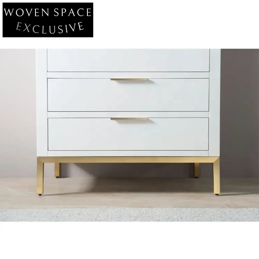 36 Inch Floating Marble Top Plywood Bathroom Vanity Unit With Sink