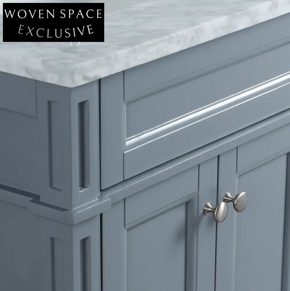 36 Inch Modern Single Basin Bathroom Vanity Cabinet with Mirror