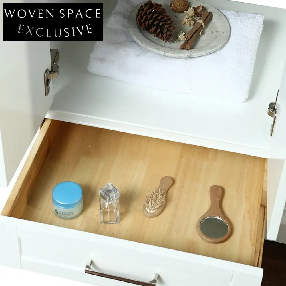 36 Inch Modern White European Style Bathroom Storage Vanity Cabinet