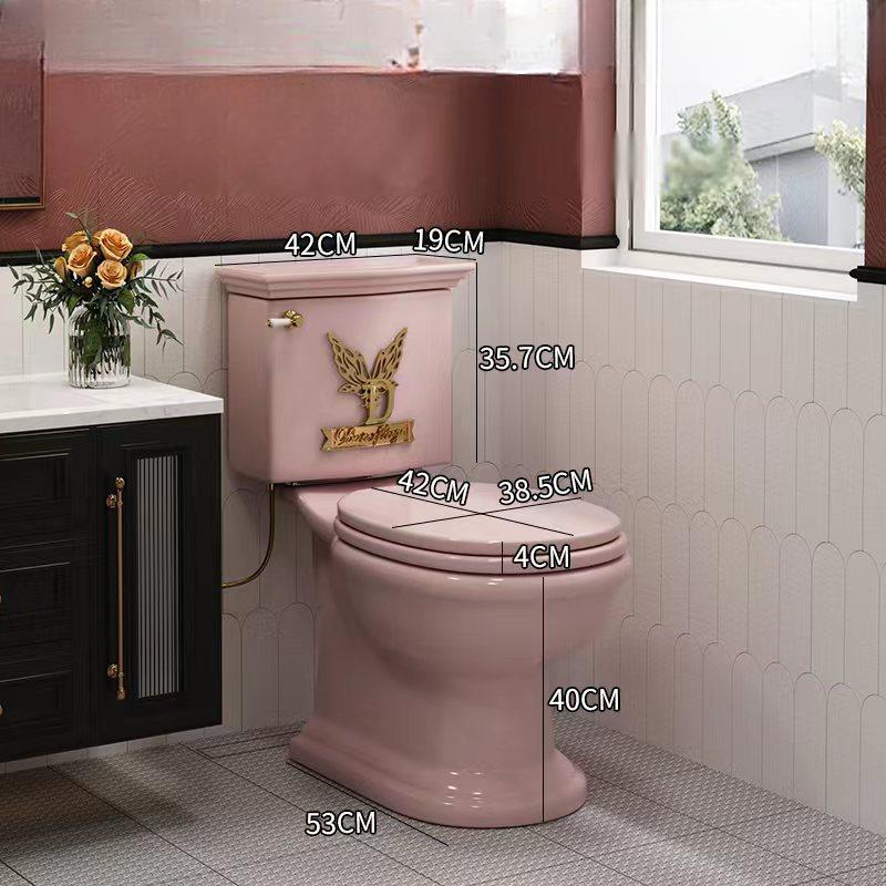 Isotta Retro Floor-Standing Split Toilet, Wabi-Sabi Style Silent Design
