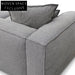 4 Seater Sofa with Cushion and Pillow - Graphite Grey Sofas