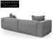 4 Seater Sofa with Cushion and Pillow - Graphite Grey Sofas