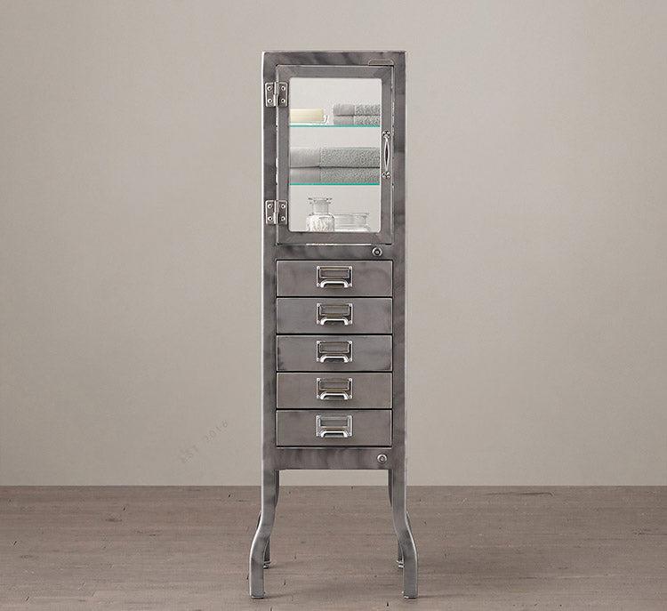 Bibiane Molly Dulton Metal Glass Display Cabinet