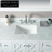 48-inch Classical Luxury White Floor-Mounted Basin with Mirror Bathroom Vanity
