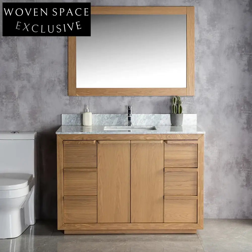 48-inch Modern Bathroom Vanity Cabinet with Ample Storage, Elegant Design