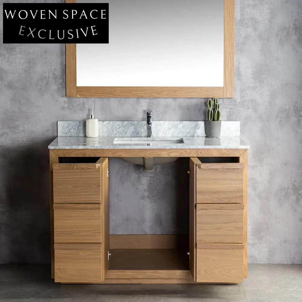 48-inch Modern Bathroom Vanity Cabinet with Ample Storage, Elegant Design