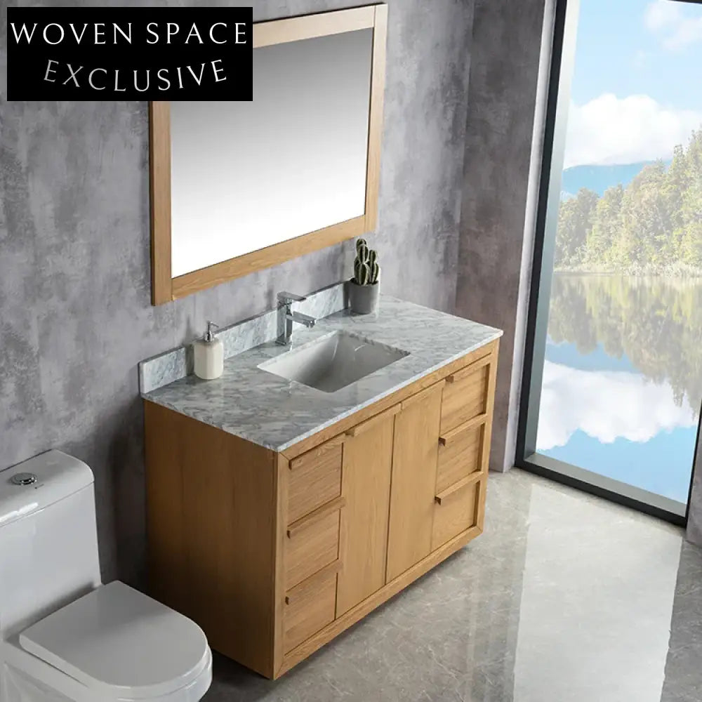 48-inch Modern Bathroom Vanity Cabinet with Ample Storage, Elegant Design