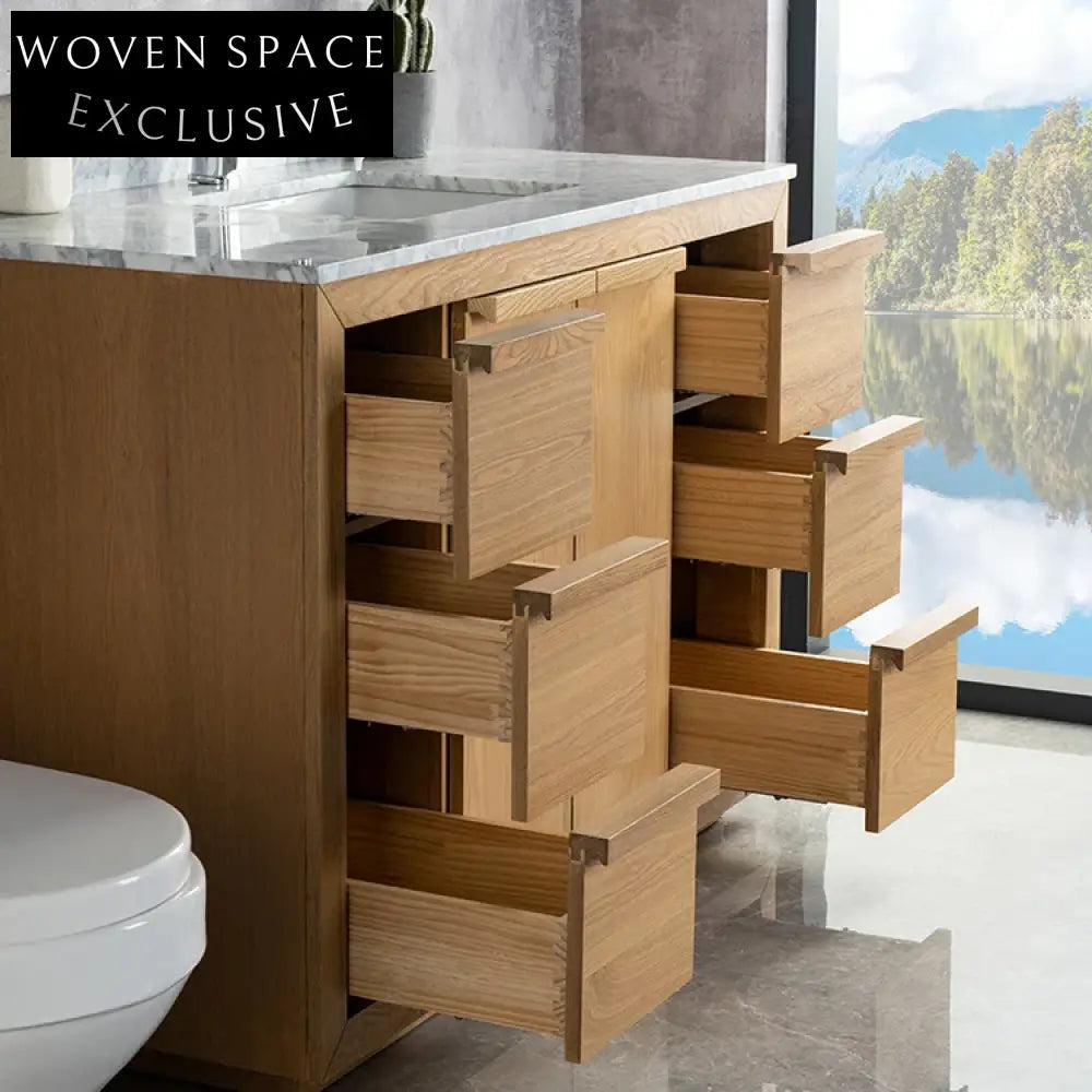 48-inch Modern Bathroom Vanity Cabinet with Ample Storage, Elegant Design