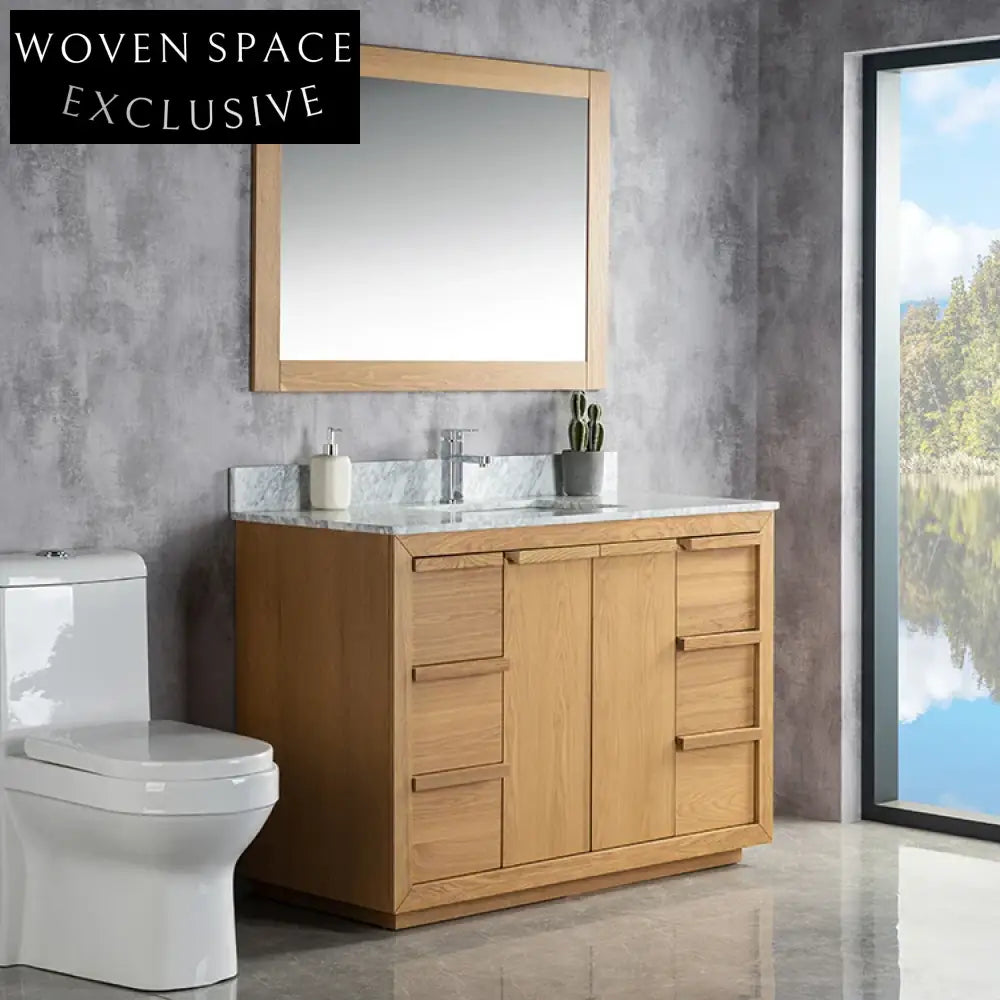 48-inch Modern Bathroom Vanity Cabinet with Ample Storage, Elegant Design