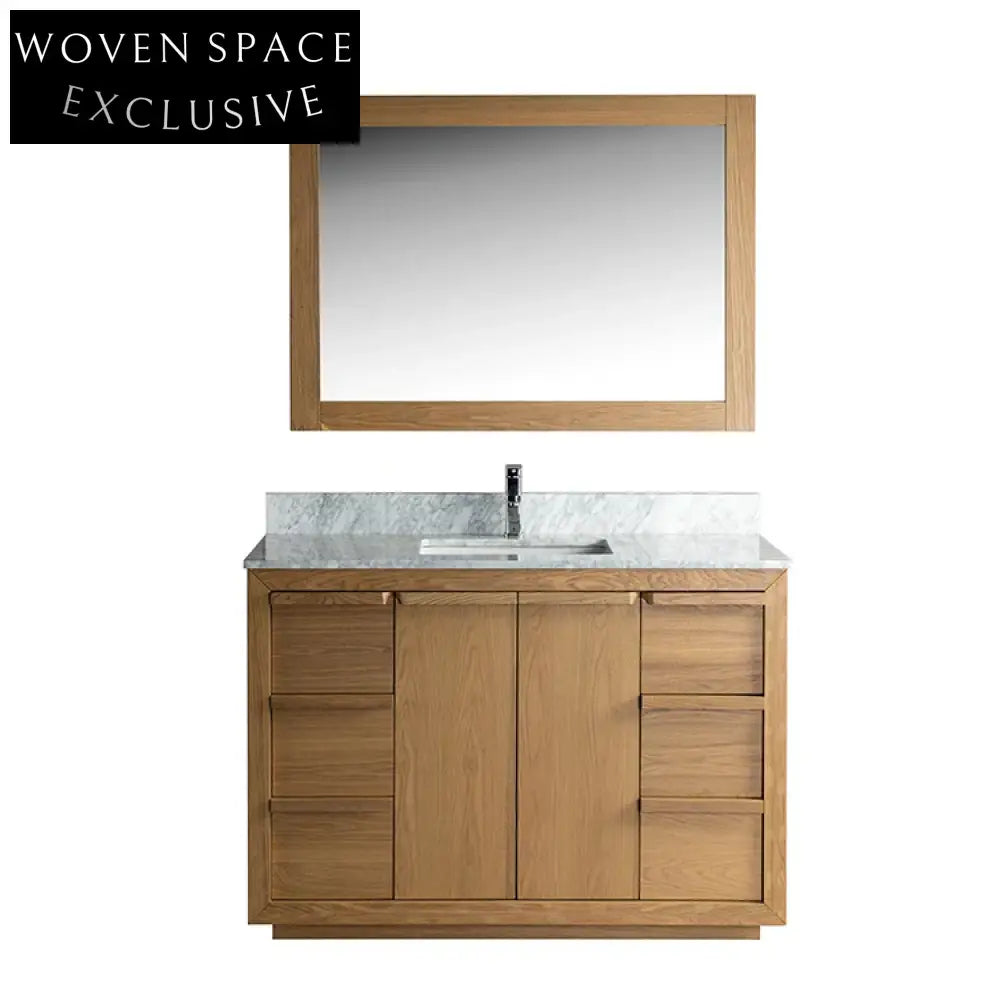 48-inch Modern Bathroom Vanity Cabinet with Ample Storage, Elegant Design