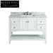 48-inch White Modern Design Bathroom Vanity Cabinet with Storage
