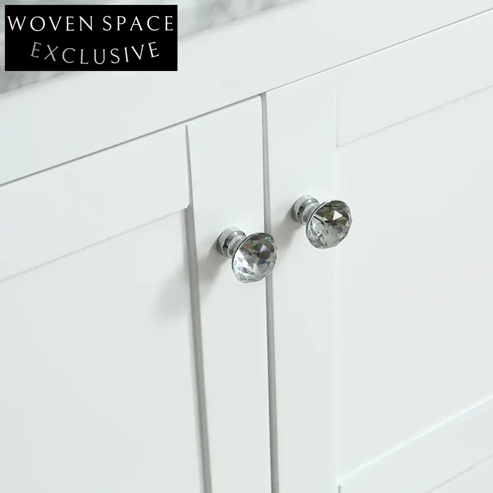 48-inch White Modern Design Bathroom Vanity Cabinet with Storage
