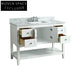 48-inch White Modern Design Bathroom Vanity Cabinet with Storage