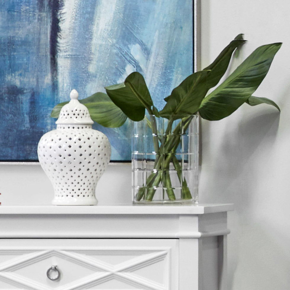 Minx Temple Jar - Extra Small White