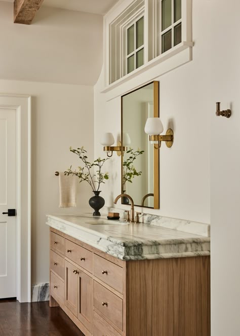 Charlotte Custom Timber Basin Cabinet Marble counter