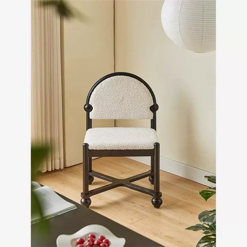 simple retro back chair