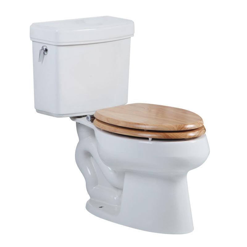 Biella Debolai Classical Split Toilet with Solid Wood