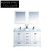 60" Classical Double-Sink Solid Wood Bathroom Vanity