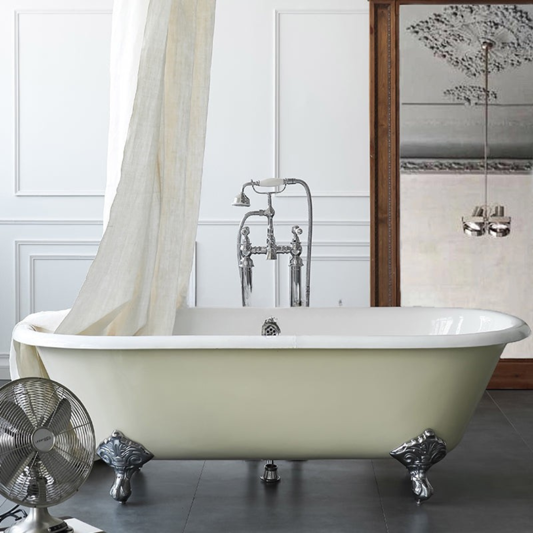Chaise Longue Cast Iron Bathtub – Custom Color Options